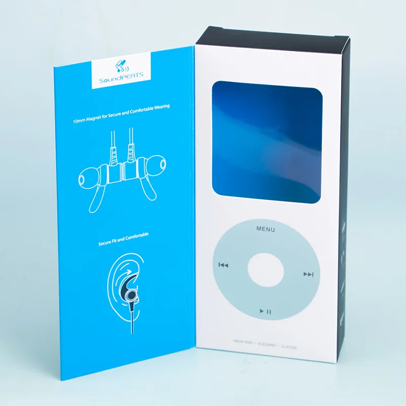 Customized Cheap Price Plastic Window Earphone Packaging Electronic Accessories Packaging Box Mobile Phone Bags & Cases Box