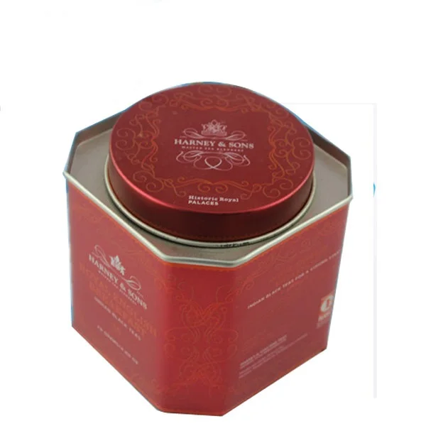 New model customized good reviews Innovative design Irregular shape tea  packaging tin can