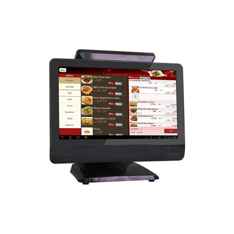 New  EPOS hotel pos system celeron board 15.6 inch pos terminal Payment system with touch pos system