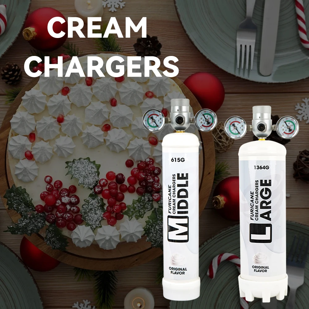 615 G Hot Selling Factory 1L Cylinder whip Cream Charger Wholesale 580g Gas Canister Whipped Cream Chargers