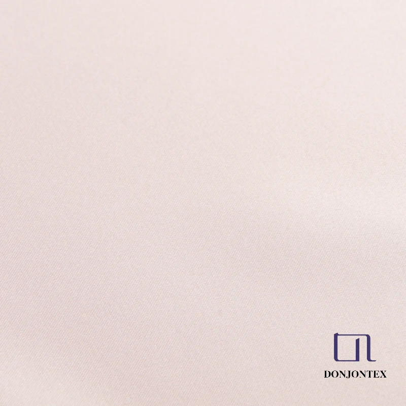 Hot sales polyester spandex soft high elastic draping pink bride silky satin dress fabric for pajama, dress