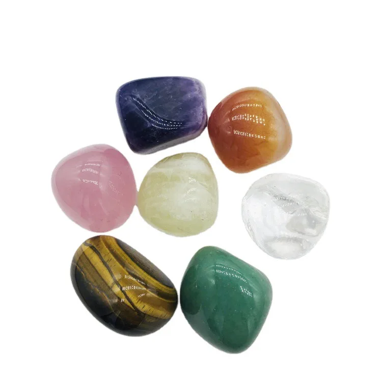 Wholesale Natural Crystal Healing Bulk Tumbled stones Amethyst Rose Quartz Raw Stone Gravel Loose Gemstone Chakras Stone