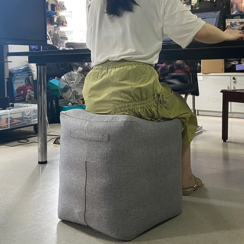 Travel Inflatable Square Cube Balance Chair rest pillow