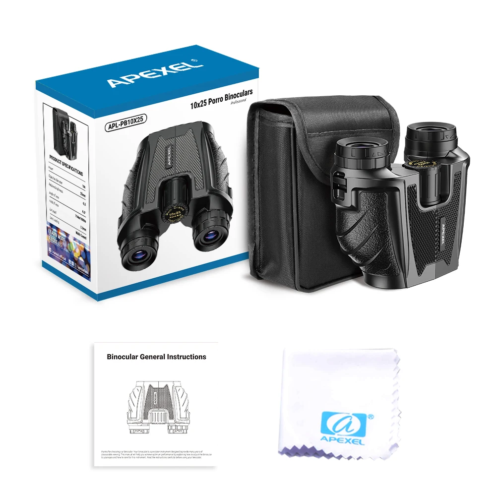 10x25 binoculars HD high magnification outdoor portable telescope suitable for theater concert for telescope