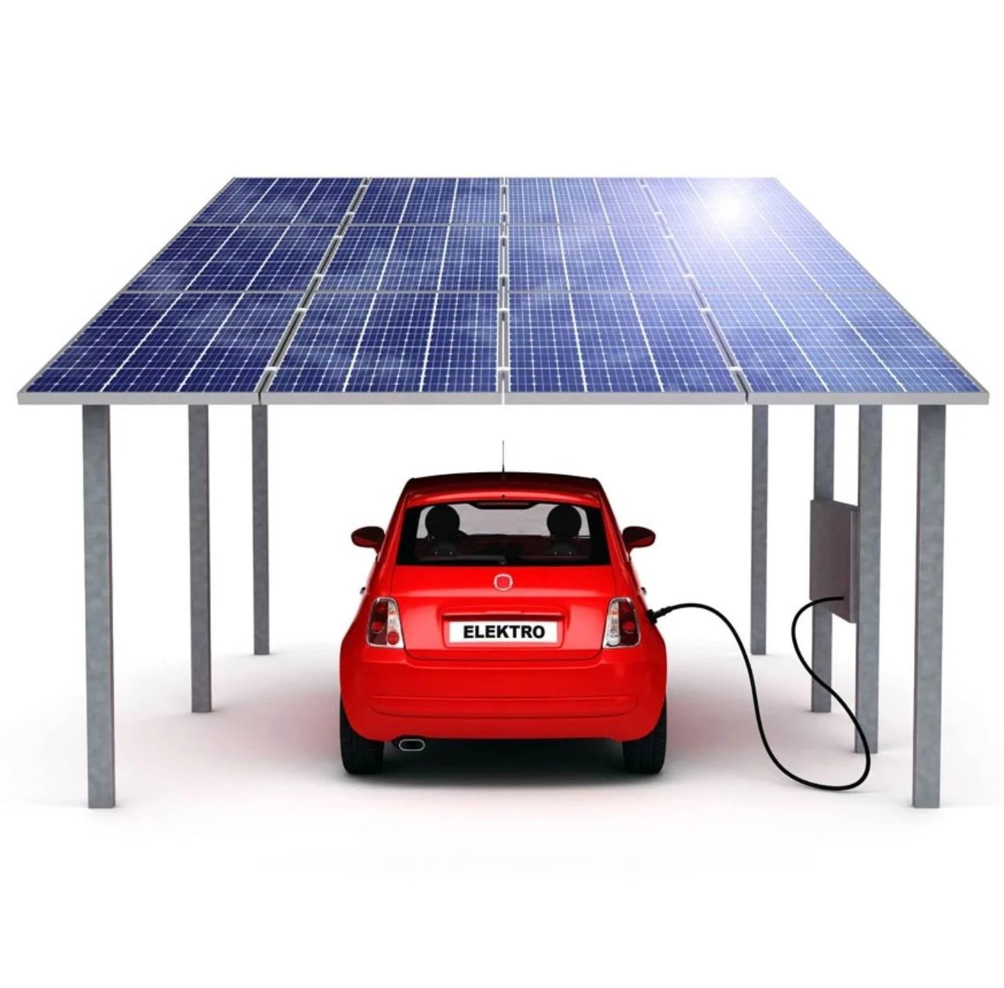 home use solar power energy storage system   parking racking structure aluminum carport solar generator 10000 watt