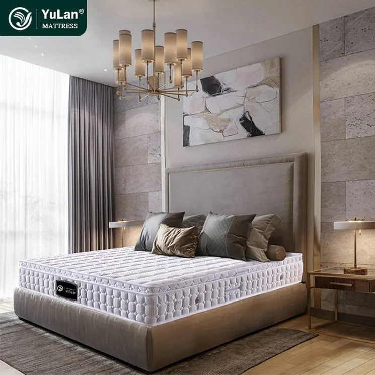 Micro Coil Craft Floor Japanese Lomanlisa Double_Bed_Mattress King Size Set Bed Pocket Spring Mattress