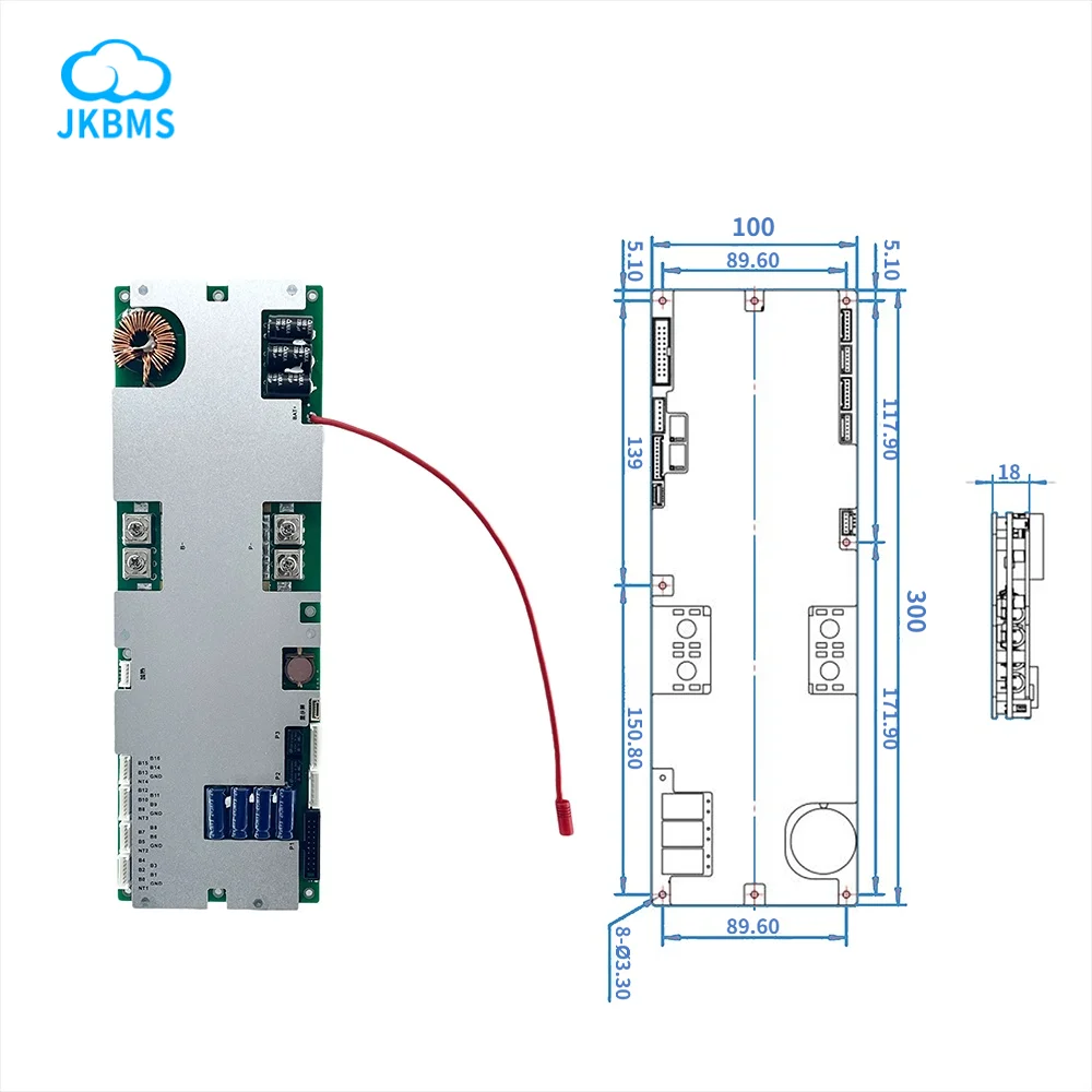 EEL DIY Box 280Ah 304Ah Lifepo4 Battery Box 280 DIY Kit with JK BMS EU USA Stock 51.2V Metal Box For Lithium Battery Pack