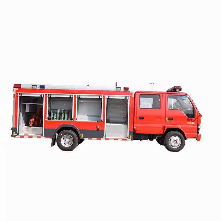 ISUZU fire fighting truck 3T fire rescue truck mine forest foam fire truck for sale