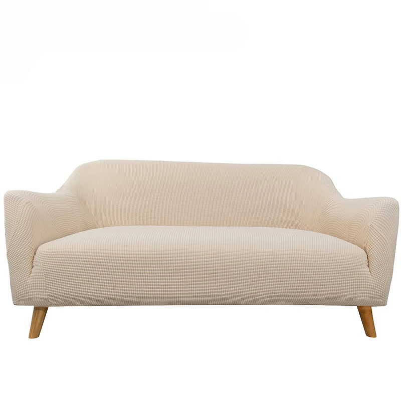 Anti-slip Slipcovers I Shape Elastic Stretch Custom Couch Sofa Cushion Cover Protective Spandex for Room