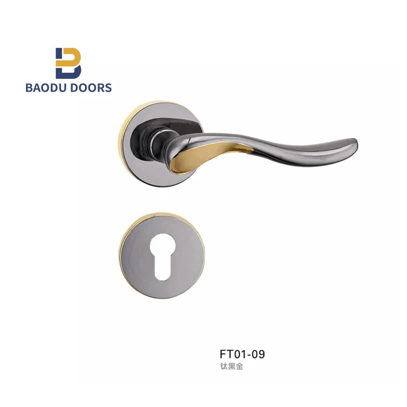 New design modern safety home hardware mortise door lock industrial brass lever door handle