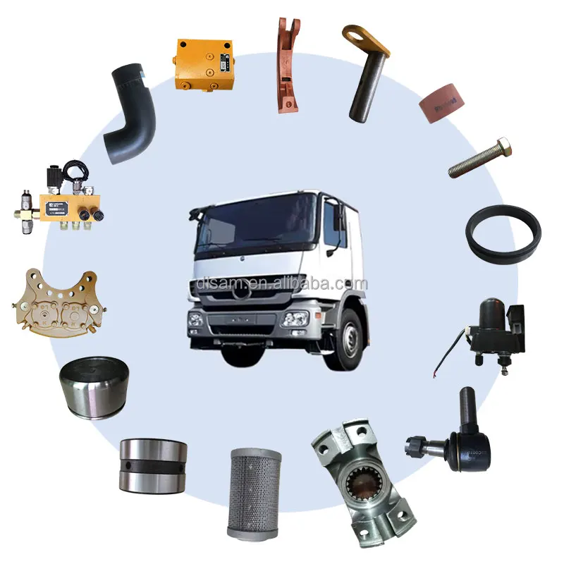 Original Truck Parts HOWO Gearbox Main Shaft Blade WG2210040002 Gearbox Main Shaft Large Block