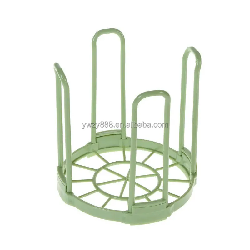 Rotating retractable bowl rack dish rack kitchen shelf plastic draining stove top small bowl storage rack