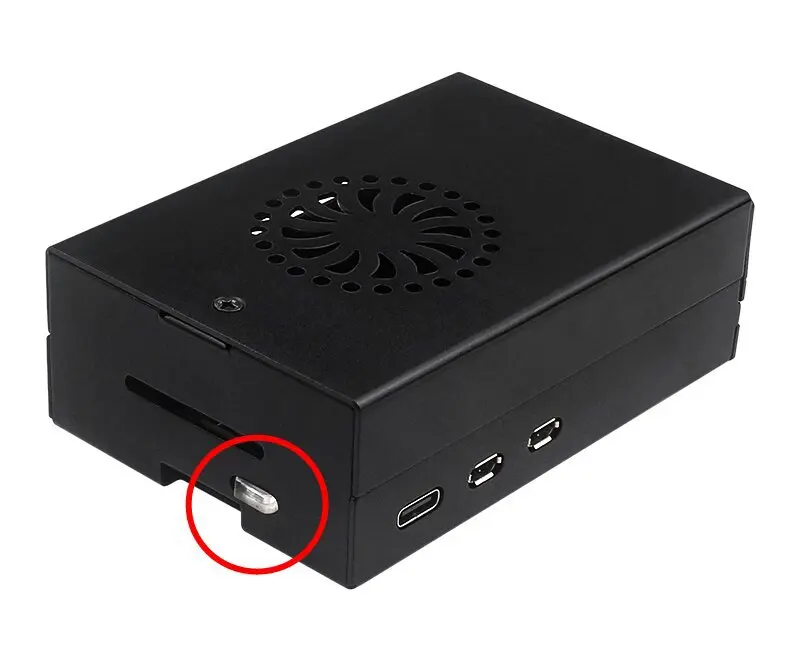 Raspberry Pi 5B корпус из алюминиевого сплава 5-го поколения металлическая защитная коробка совместима с активным радиатором Pi5