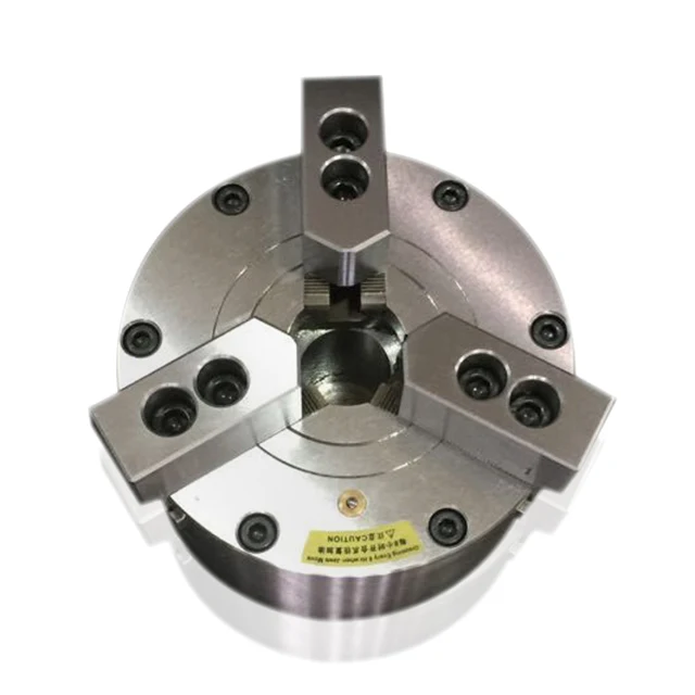 3 Jaws Semi-through hole Pneumatic Collect Chuck Lathe Chuck for CNC Lathe Customizable Collect Chuck CNC Jaws