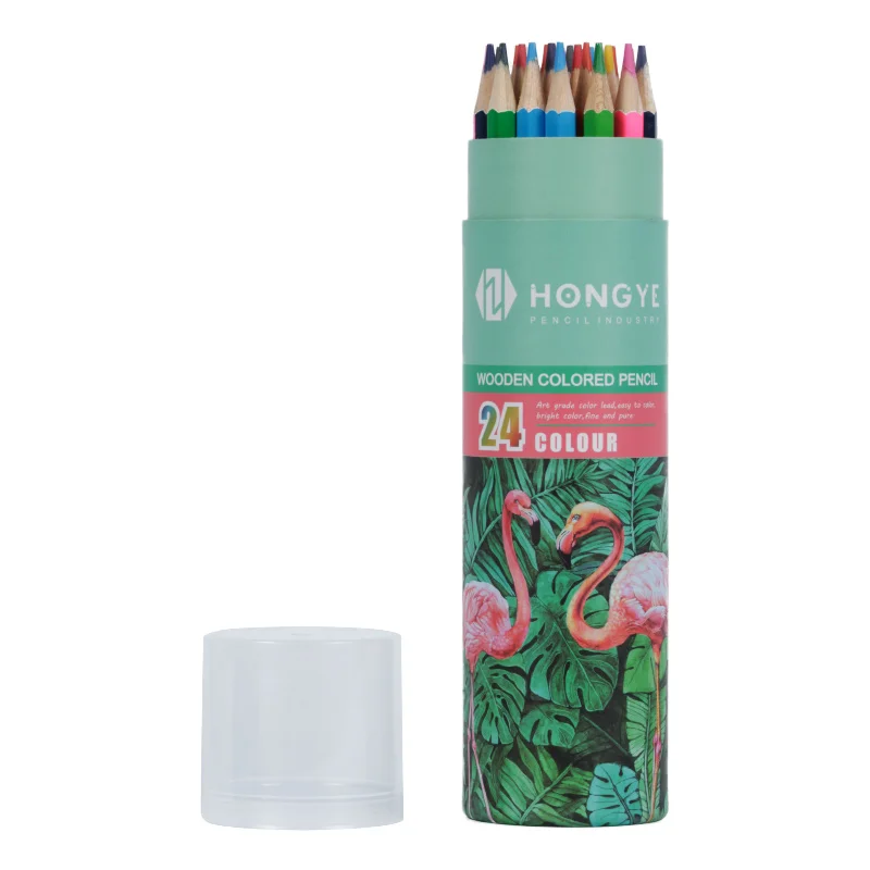 High quality  24colors Drawing Pen Watercolor Pencils color pencils set  Painting Sketching Water colour pencil