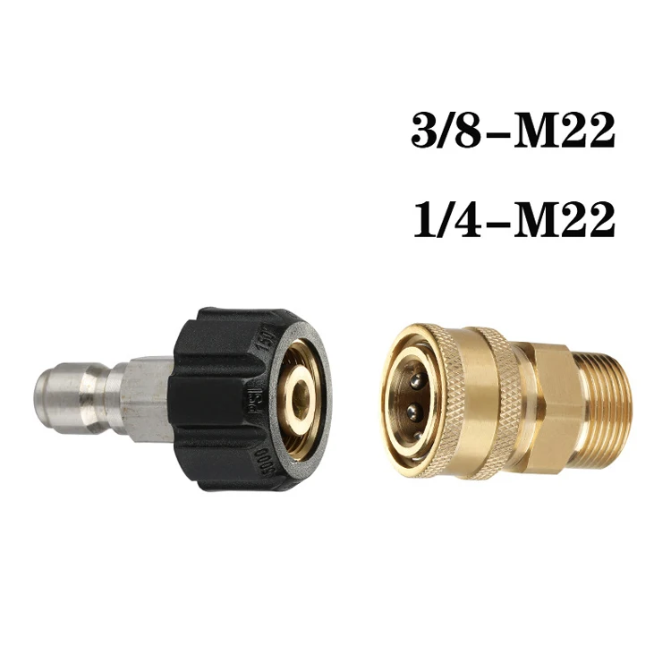 High Pressure Washer Hose Adapter Thread Quick Connector Converter Fitting