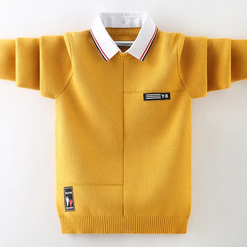 
Clothing Pullover Knitwear Jumper Sweater Cute Long Sleeve Christmas Kids Boys Custom Winter 