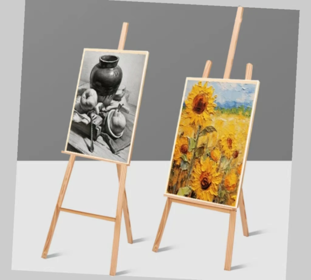 Мульти-Спецификация креативная простота 150 см Стеллаж Деревянный наружный мольберт для рисования