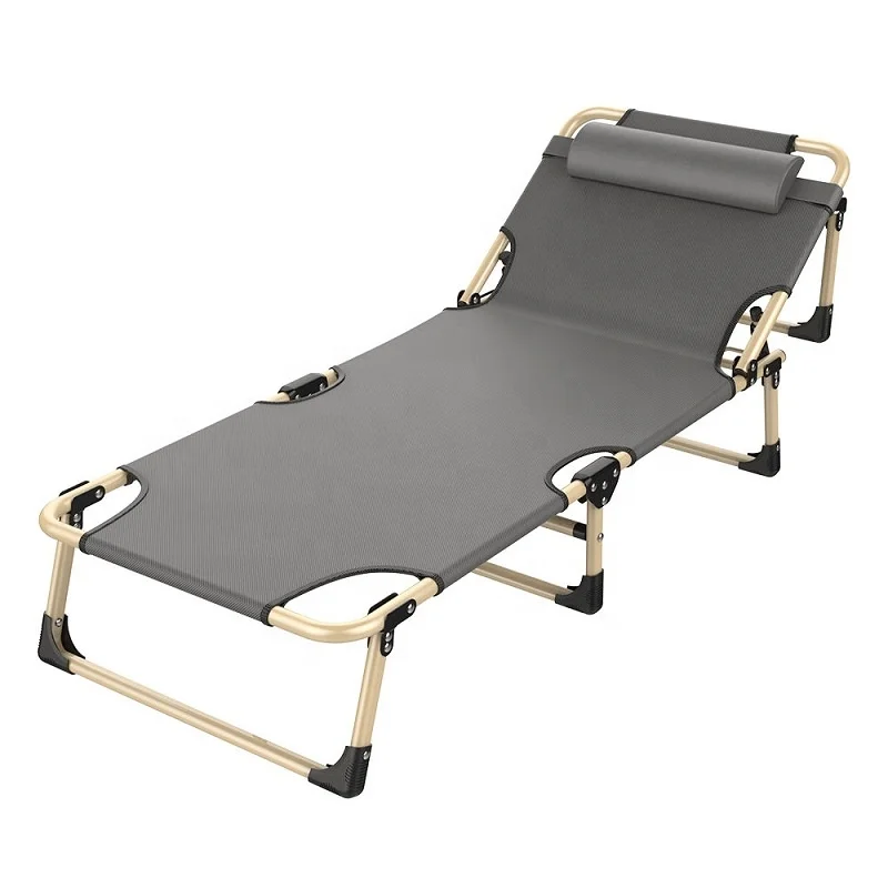 Factory Wholesale Lay Flat Heavy Duty Adjustable Reclining Chairs With Pillow Custom Sofa Beds Lightweight Sleeper Chair