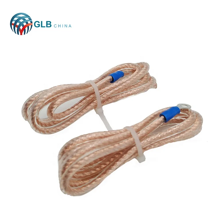Hot Selling Cu-ETP High Current bare copper braided wire 25mm flat tinned braid cable