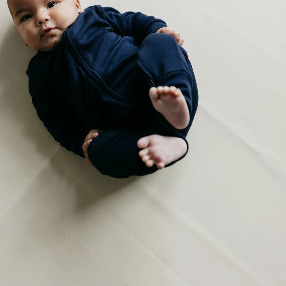 Blueberry Cotton Zip Onepieces wholesale Newborn Infant Onesie Rompers Pajamas For Baby Boys Girls boutique Clothes Baby Romper