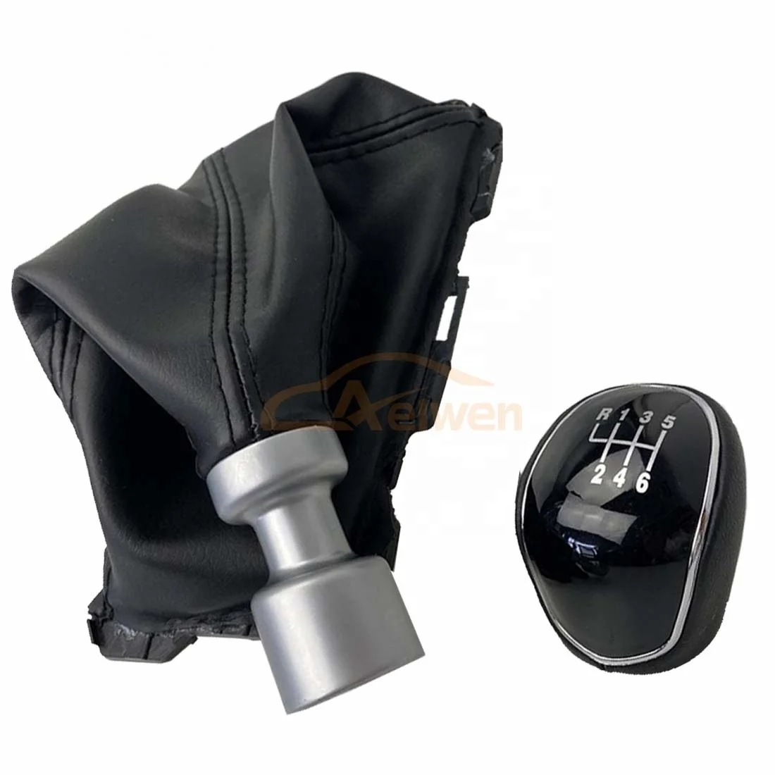 Accessories used for Ford Focus III 6 Speed Car Gear Shift Knob with Leather