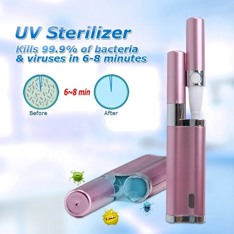 Seago Adult Fashion 2 In 1 Portable Waterproof Automatic Battery Powered Sonic Electric Toothbrush With UV Sterilizer