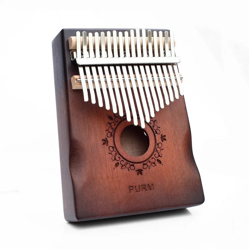 Factory wholesale portable thumb piano 17 keys kalimba Mahogany Finger Piano Musical Instruments