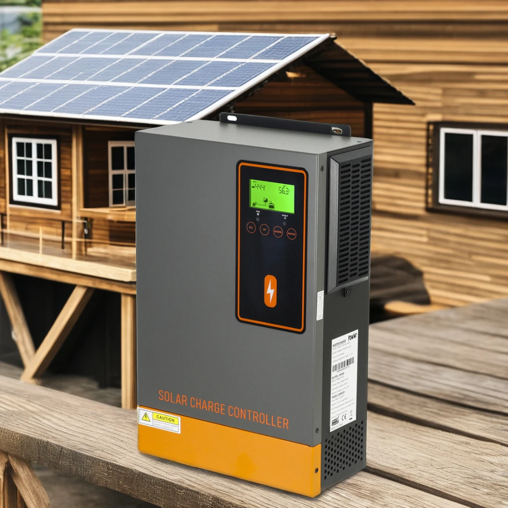 Контроллер солнечного заряда PowMr 140A 48 В максимальная мощность PV-массива 6500 Вт MPPT широкомасштабный контроллер