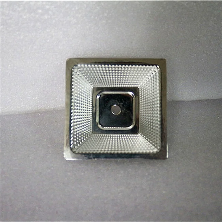 90% Reflectivity Square 1060 Aluminum Light Reflector Cup Led Reflector Cup Suitable For Ceiling Lamp Spot Lights Cast Lights