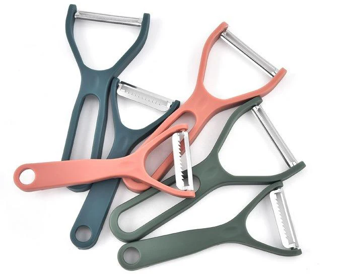 Multi-function kitchen gadget stainless steel vegetable peeler Y shape 2 in 1 storage potato peeler Fruit Peeler Fruit Tools