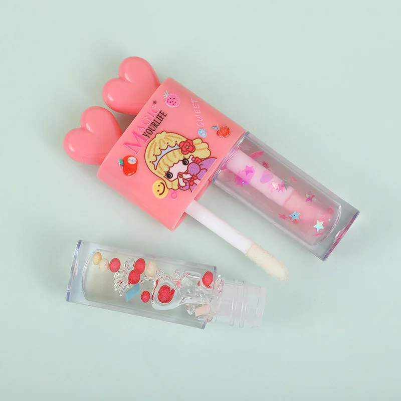 Hot Selling Moisturizing Vegan Lip Oil Easy To Color Transparent Lip Gloss Liquid Makeup Care