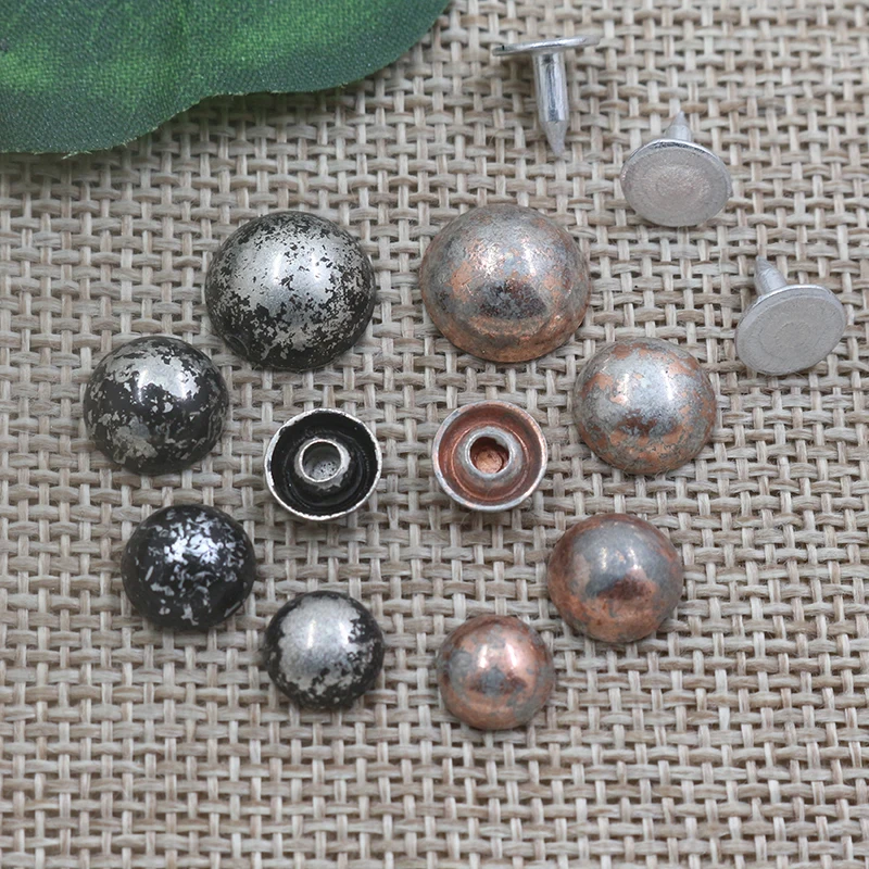 Factory wholesale round shape alloy metal clothing decorative rivets for leather