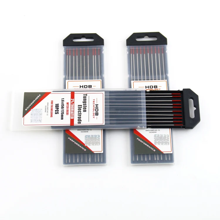  10 x elettrodo al Вольфрам красный wt20 2 4x175 для TIG/WIG wt-20 elettrodi AL
