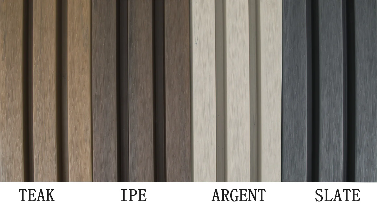 UV-resistant  Co-extrusion  wpc  Wall Panel Outdoor Decoration Exterior composite wpc wall Cladding