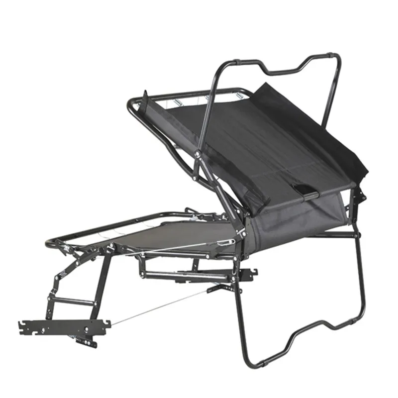 Office furniture parts sofa fittings mechanism black two fold wall sofa recliner mechanism