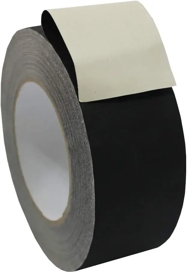 LongTai Cloth duct tape Matte Cloth Camera Protection Heavy Duty Floor Stage matt gaffer Tape Use For Packing Cartons Made