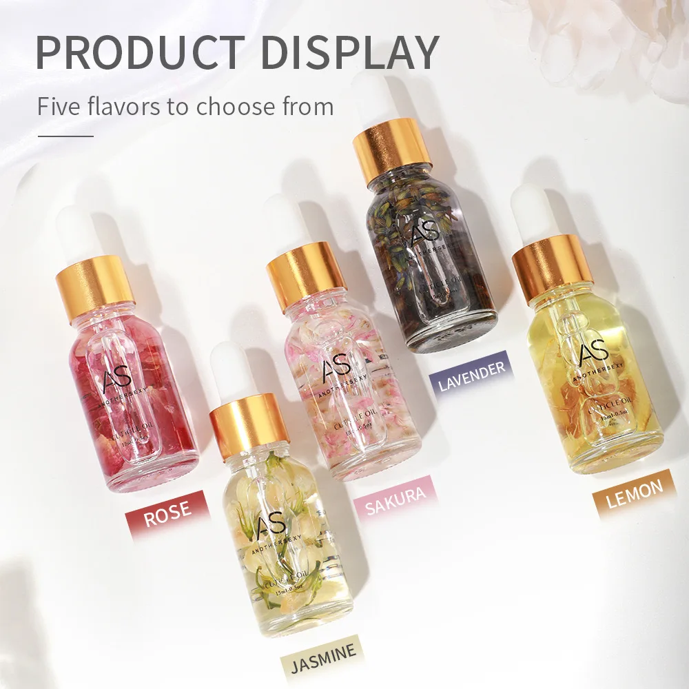 Lavender Cuticle Oil Nutrition Oil Pen Dry Flower Cuticle Revitalizer Floral Scent Prevent Nail Nourish Gel Uv Art Repair Finger