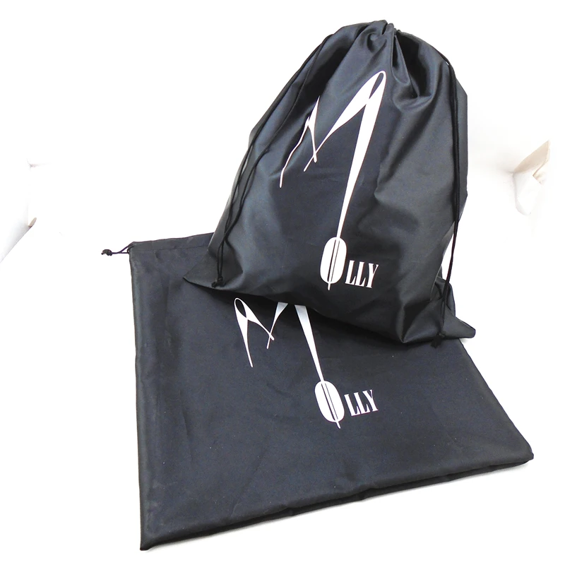 Sample silk sublimation gift candy bag satin brocade pouch  embroidery pouches for packaging human hair wig satin bag