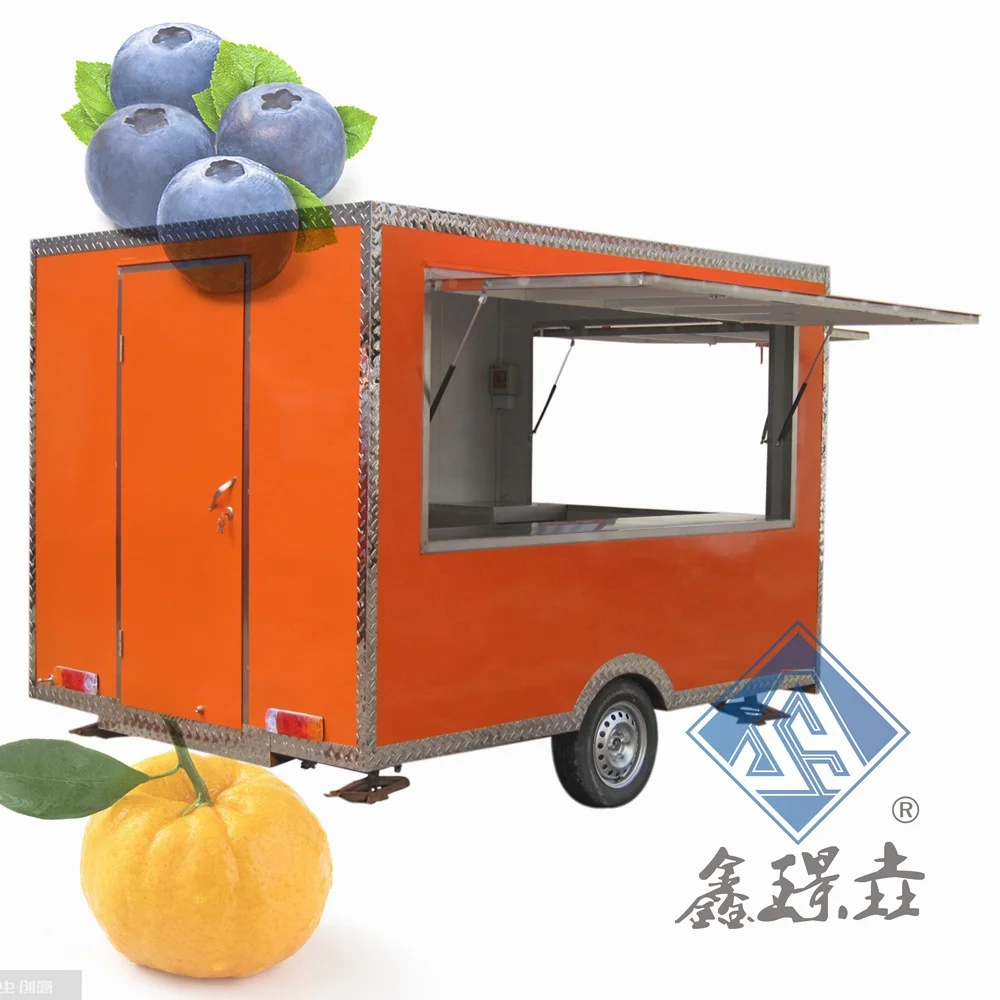 Trailer spherical food truck food truck for sale price food truck certified commercial equipment