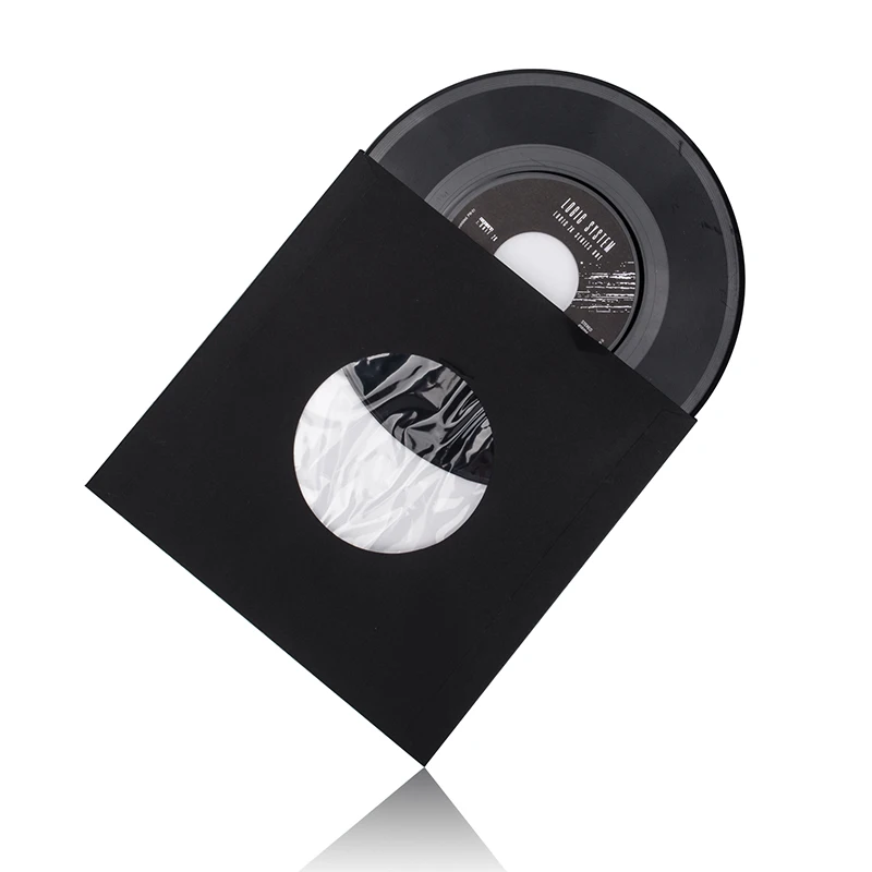 7 inch 12 inch customized paper CD/DVD protective cover, square and circular record inner and outer paper covers