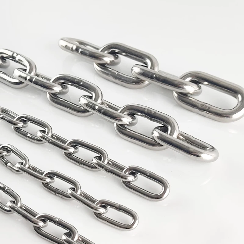 High Polished DIN766 Standard 304/316 Stainless Steel Short Link Chain