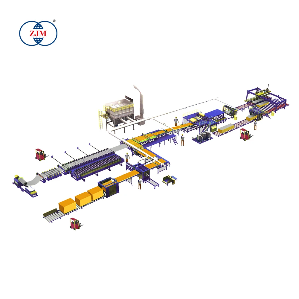 Attractive Price Wholesale Glass Wool Sandwich Panel Machine With CE