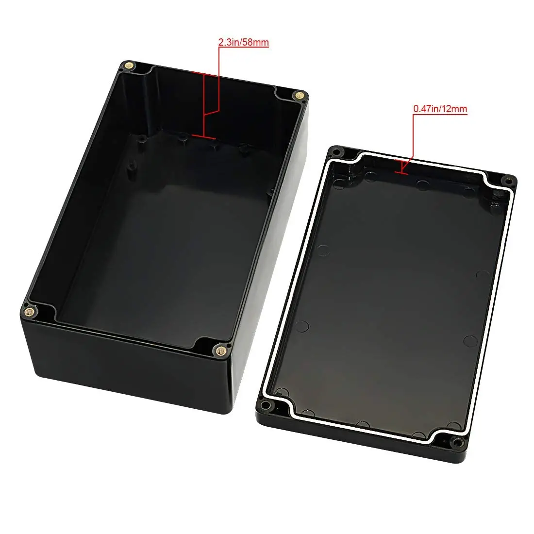 200 x 120 x 75 mm  instrument enclosure Electrical Junction Box Outdoor Enclosure for Electronics