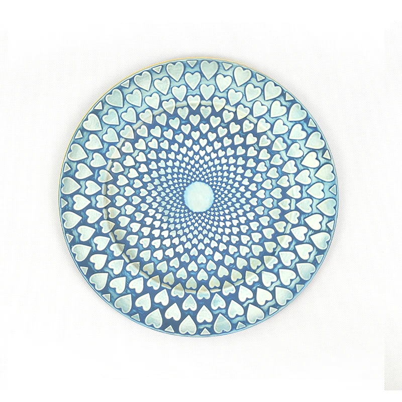 Practical wedding decorative plastic charger plate