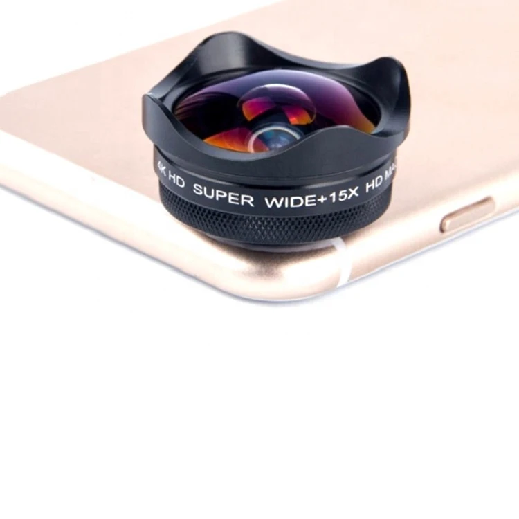 4K HD DSLR Camera Wide Angle Lens With 15X Macro Anamorphic Lens For Mobile Phone Amazon Best seller