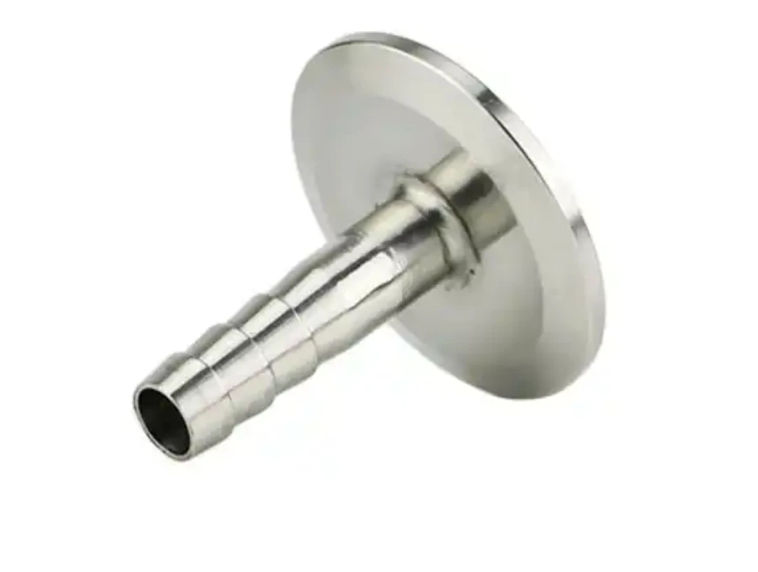 Competitive Price Drawing Custom China factory sanitary hydraulic hose crimping tri clamp Stainless Steel hose coupling fitting