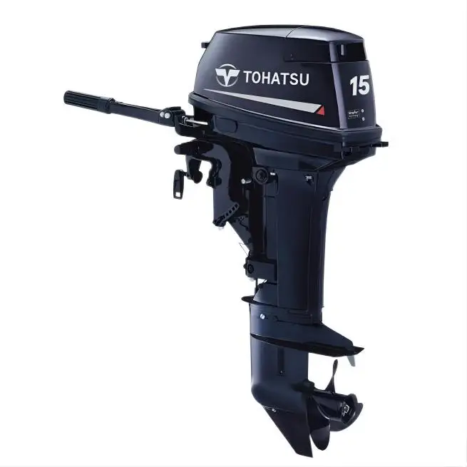 In stock and best seller Tohatsu 2 stroke 9.8HP long shaft outboard engine M9.8BL