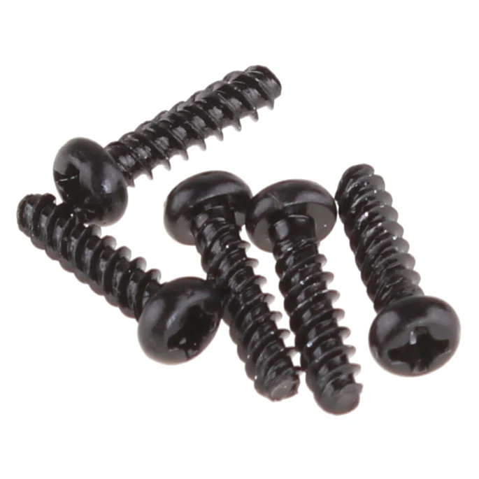 China manufacturers wholesale 3mm m2 m3 m4 m6 m8 phillips pan head screw black self tapping screws for plastics