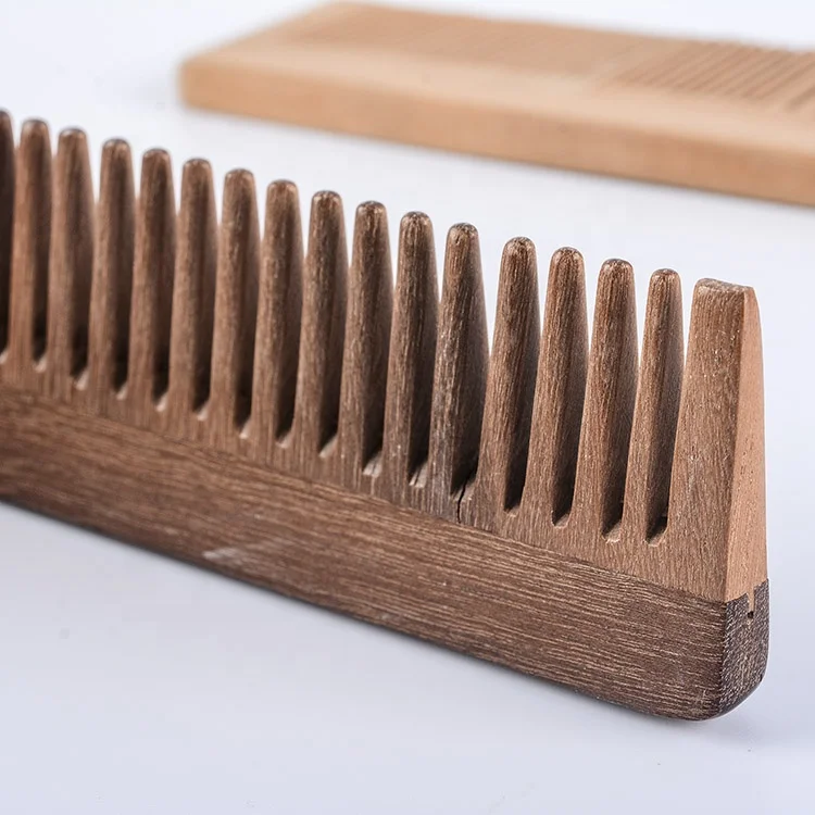 salon home logo  wooden comb professional wooden combs and brushes wooden wide tooth comb
